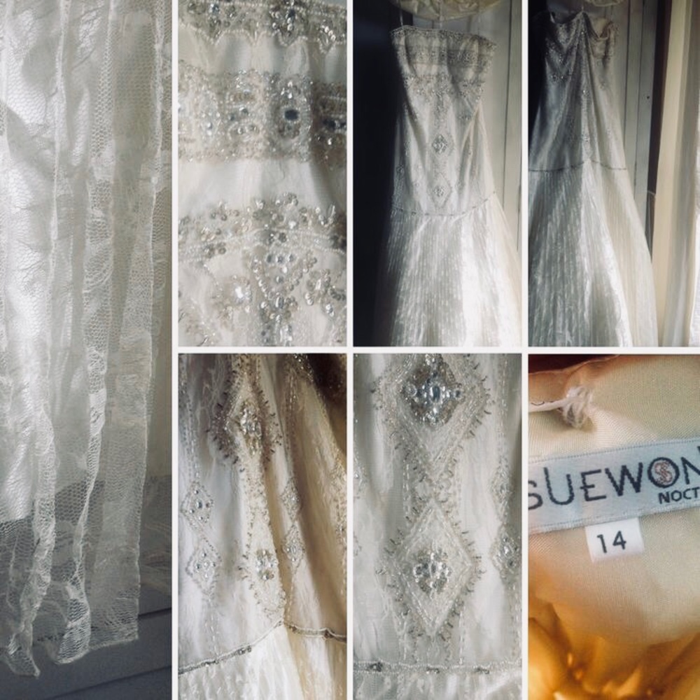 NWT Sue Wong Party/ Wedding Dress Sz14 Beaded